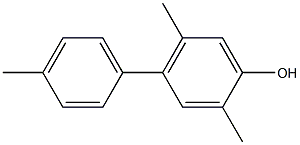 2,5-Dimethyl-4-(4-methylphenyl)phenol 结构式