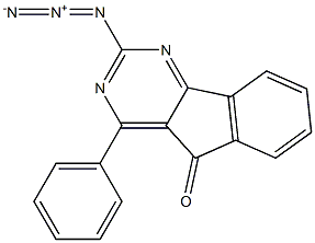 2-Azido-4-phenyl-5H-indeno[1,2-d]pyrimidin-5-one 结构式