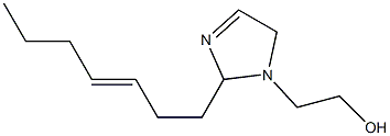 1-(2-Hydroxyethyl)-2-(3-heptenyl)-3-imidazoline 结构式