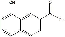 8-Hydroxy-2-naphthoic acid 结构式