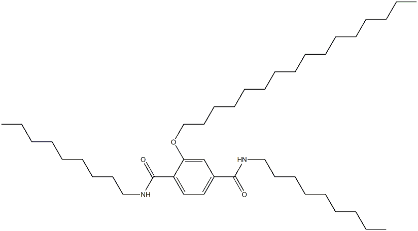 2-(Hexadecyloxy)-N,N'-dinonylterephthalamide 结构式