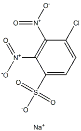 4-Chloro-2,3-dinitrobenzenesulfonic acid sodium salt 结构式