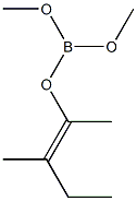 Boric acid dimethyl(E)-1,2-dimethyl-1-butenyl ester 结构式