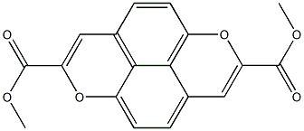 1,6-Dioxapyrene-2,7-dicarboxylic acid dimethyl ester 结构式