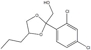 2-(2,4-Dichlorophenyl)-4-propyl-1,3-dioxolane-2-methanol 结构式