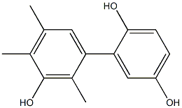 2',4',5'-Trimethyl-1,1'-biphenyl-2,3',5-triol 结构式