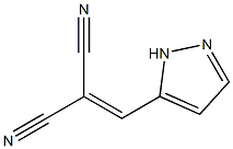 [(1H-Pyrazol-5-yl)methylene]malononitrile 结构式