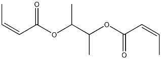 Bisisocrotonic acid 1,2-bis(hydroxymethyl)ethylene ester 结构式