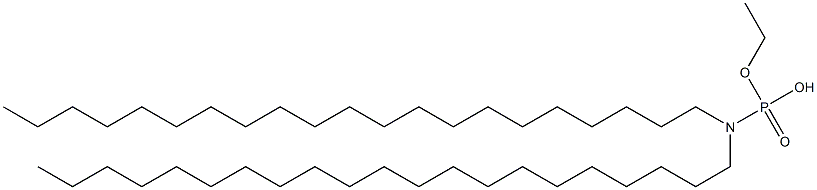 N,N-Dihenicosylamidophosphoric acid hydrogen ethyl ester 结构式