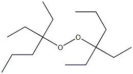 Bis(1,1-diethylbutyl) peroxide 结构式