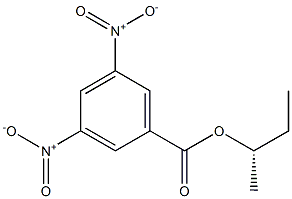 (+)-3,5-Dinitrobenzoic acid (S)-sec-butyl ester 结构式