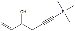 6-(Trimethylsilyl)-1-hexen-5-yn-3-ol 结构式