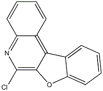 6-Chlorobenzofuro[2,3-c]quinoline 结构式