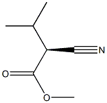 (S)-2-Cyano-3-methylbutyric acid methyl ester 结构式