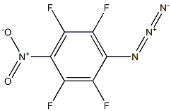 1-Azido-2,3,5,6-tetrafluoro-4-nitrobenzene 结构式