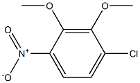 4-Chloro-2,3-dimethoxy-1-nitrobenzene 结构式