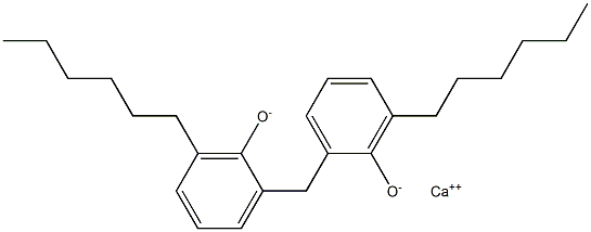 Calcium 2,2'-methylenebis(6-hexylphenoxide) 结构式