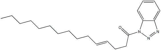 1-(4-Pentadecenoyl)-1H-benzotriazole 结构式