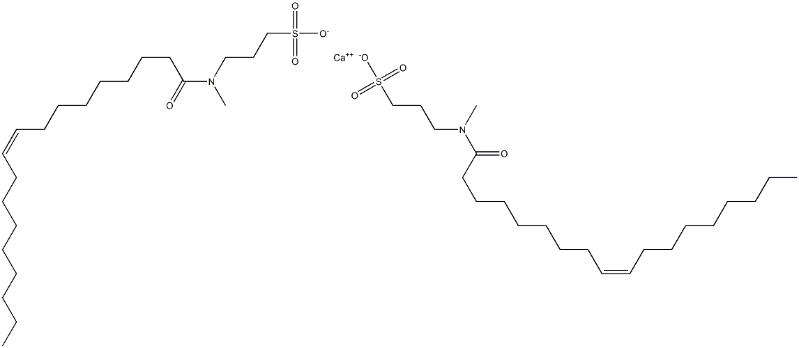 Bis[3-(N-oleoyl-N-methylamino)-1-propanesulfonic acid]calcium salt 结构式