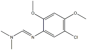 N2-(5-Chloro-2,4-dimethoxyphenyl)-N1,N1-dimethylformamidine 结构式