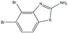 2-Amino-4,5-dibromobenzothiazole 结构式