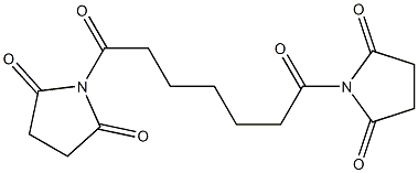 N,N'-(Pentamethylenebiscarbonyl)bissuccinimide 结构式