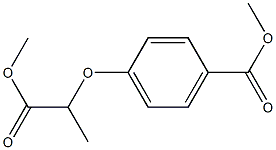 2-(4-Methoxycarbonylphenoxy)propanoic acid methyl ester 结构式