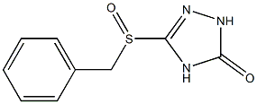 5-Benzylsulfinyl-2H-1,2,4-triazol-3(4H)-one 结构式