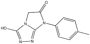 3-Hydroxy-7-(4-methylphenyl)-7H-imidazo[2,1-c]-1,2,4-triazol-6(5H)-one 结构式