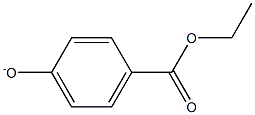 4-(Ethoxycarbonyl)phenolate 结构式