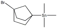 1-Trimethylstannyl-4-bromobicyclo[2.2.1]heptane 结构式