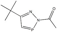 2-Acetyl-5-tert-butyl-2H-1,2,3-diazaphosphole 结构式