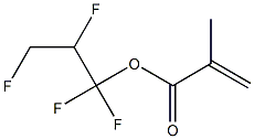 Methacrylic acid (1,1,2,3-tetrafluoropropyl) ester 结构式