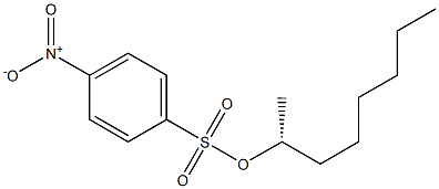 (-)-p-Nitrobenzenesulfonic acid (R)-1-methylheptyl ester 结构式