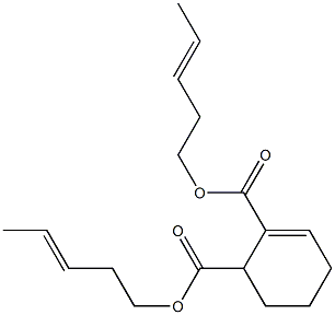 2-Cyclohexene-1,2-dicarboxylic acid bis(3-pentenyl) ester 结构式