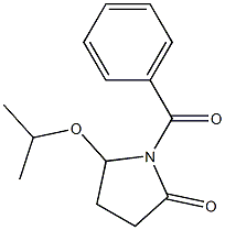 5-Isopropoxy-1-[benzoyl]pyrrolidin-2-one 结构式