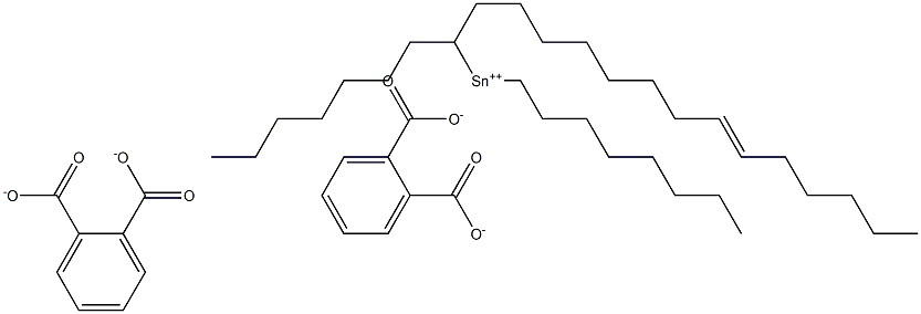 Bis[phthalic acid 1-(8-tetradecenyl)]dioctyltin(IV) salt 结构式