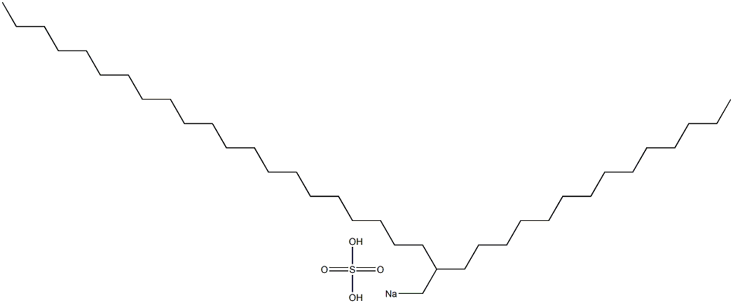 Sulfuric acid 2-tetradecyltricosyl=sodium salt 结构式