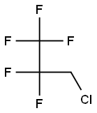 3-Chloro-1,1,1,2,2-pentafluoropropane 结构式