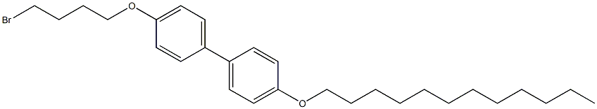 4-Dodecyloxy-4'-(4-bromobutoxy)-1,1'-biphenyl 结构式