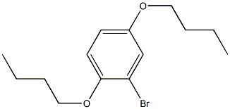 1-Bromo-2,5-dibutoxybenzene 结构式