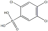 2,4,5-Trichlorophenylphosphonic acid 结构式