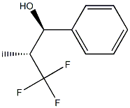 (1R,2R)-1-Phenyl-2-methyl-3,3,3-trifluoro-1-propanol 结构式