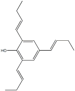 2,4,6-Tri(1-butenyl)phenol 结构式