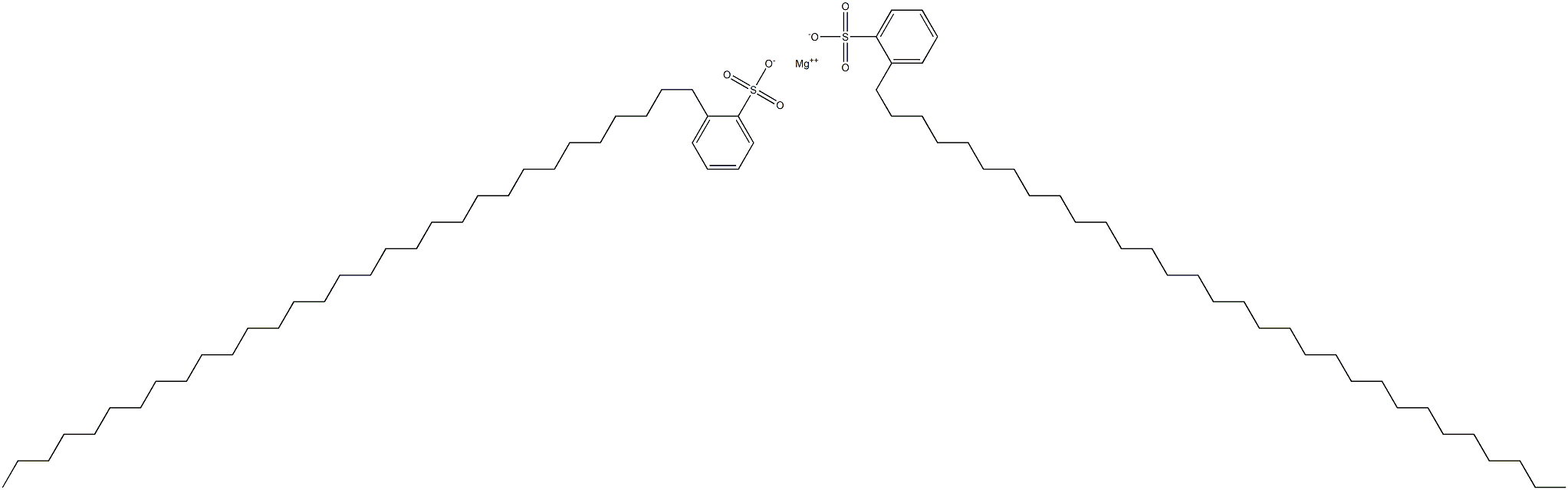 Bis[2-(hentriacontan-1-yl)benzenesulfonic acid]magnesium salt 结构式