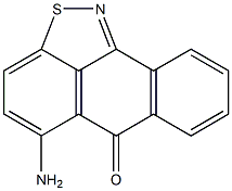 5-Amino-6H-anthra[9,1-cd]isothiazol-6-one 结构式