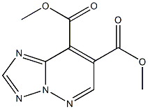 [1,2,4]Triazolo[1,5-b]pyridazine-7,8-dicarboxylic acid dimethyl ester 结构式