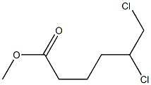 5,6-Dichlorocaproic acid methyl ester 结构式