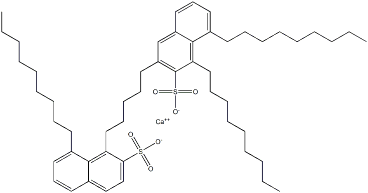 Bis(1,8-dinonyl-2-naphthalenesulfonic acid)calcium salt 结构式