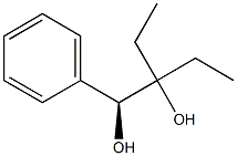 [S,(+)]-2-Ethyl-1-phenyl-1,2-butanediol 结构式